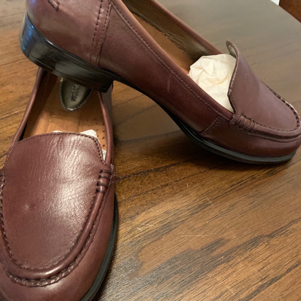 Brown loafers